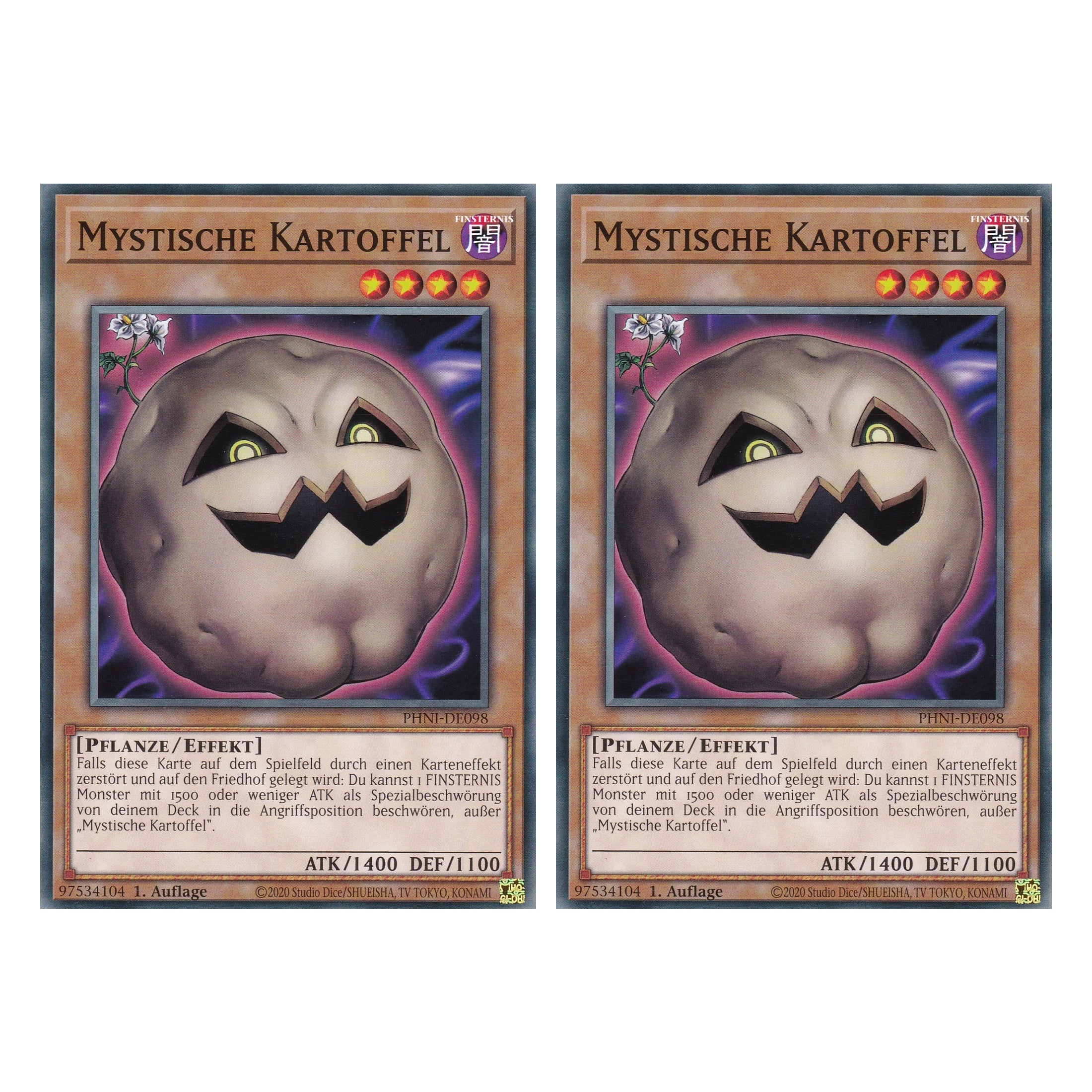 Mystische Kartoffel - PHNI-DE098 - Common - Deutsch - 1. Auflage - Phantom Nightmare - Duo Set (2 Stück) - Yu-Gi-Oh!