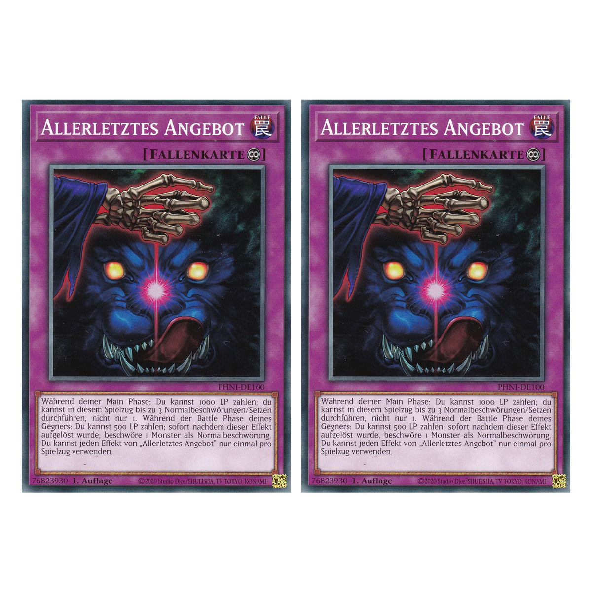 Gerümpel - Anschlussdrache - PHNI-DE099 - Common - Deutsch - 1. Auflage - Phantom Nightmare - Duo Set (2 Stück) - Yu-Gi-Oh!