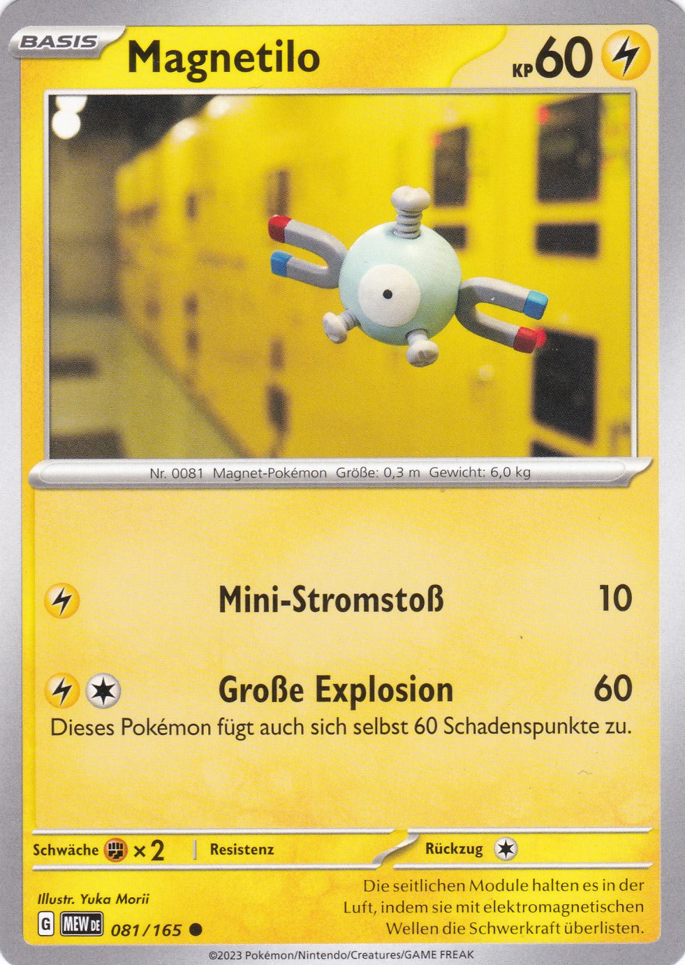 Magnetilo - 81 / 207 - Common - Karmesin & Purpur – 151 - Pokemon