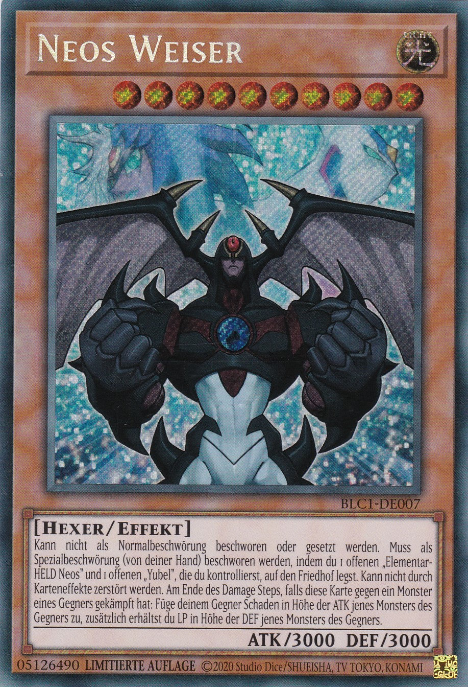 Neos Weiser - BLC1-DE007 - Secret Rare - 1. Auflage - DEUTSCH - Battles of Legends: Chapter 1