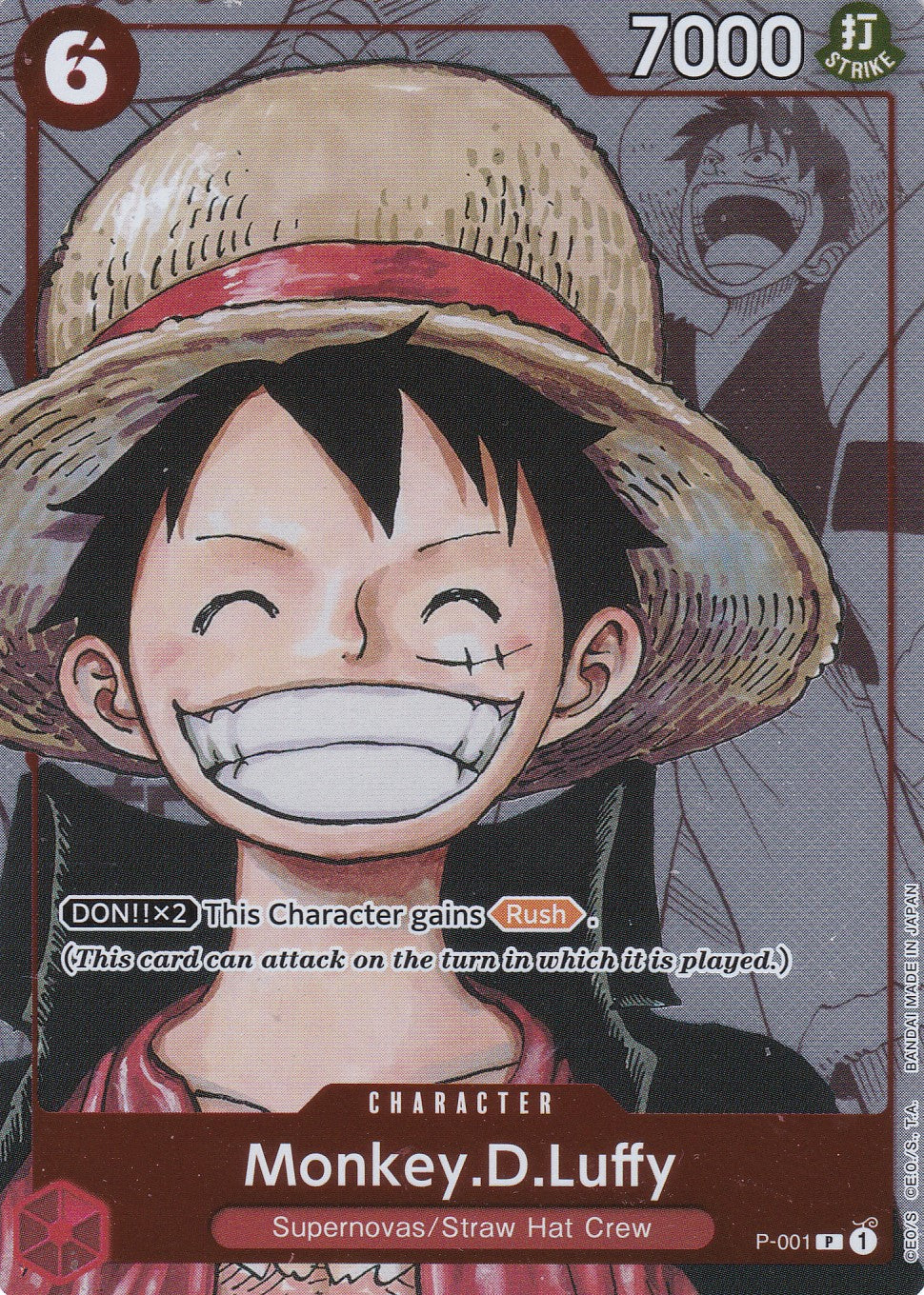 Monkey.D.Luffy (P-001) - Promo - Premium Card Collection 25th Edition - One Piece Card Game