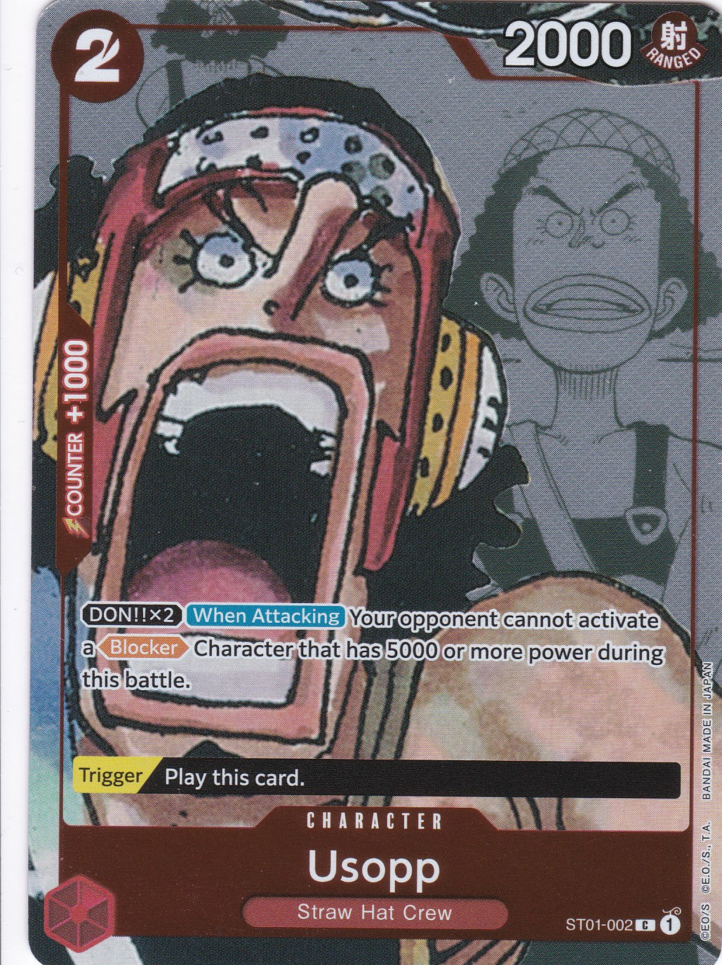 Usopp (ST01-002) (V.1) - Common - Premium Card Collection 25th Edition - One Piece Card Game