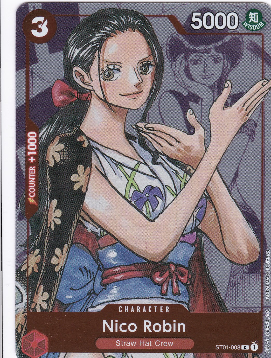 Nico Robin (ST01-008) - Common - Premium Card Collection 25th Edition - One Piece Card Game