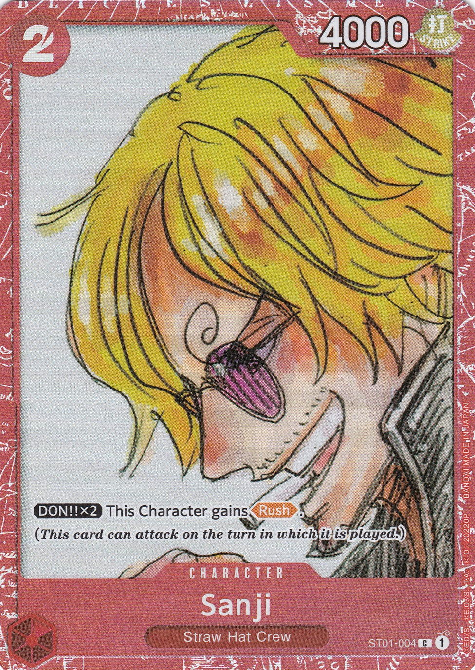 Sanji (ST01-004) - Common - Premium Card Collection - One Piece Film Red Edition - One Piece Card Game