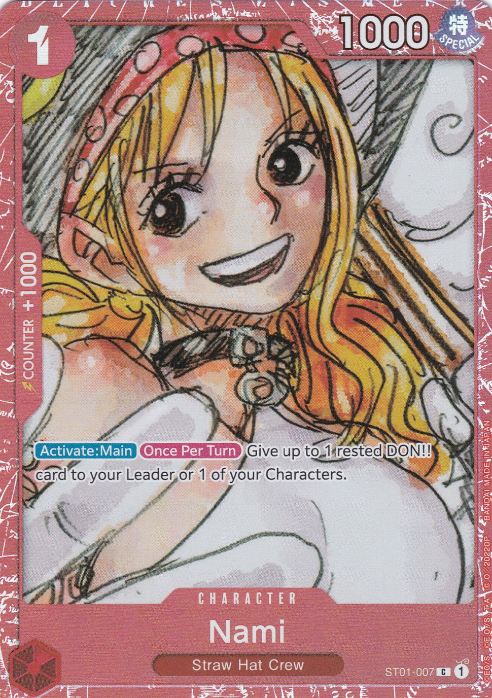 Nami (ST01-007) - Common - Premium Card Collection - One Piece Film Red Edition - One Piece Card Game