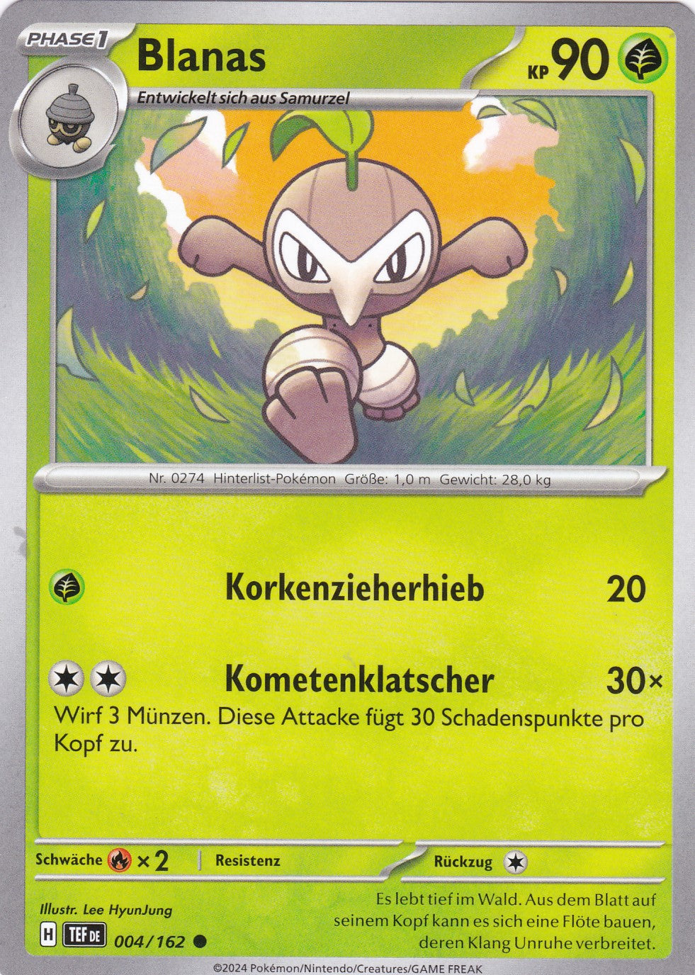 Blanas - 4 / 218 - Common - Gewalten der Zeit - Pokemon