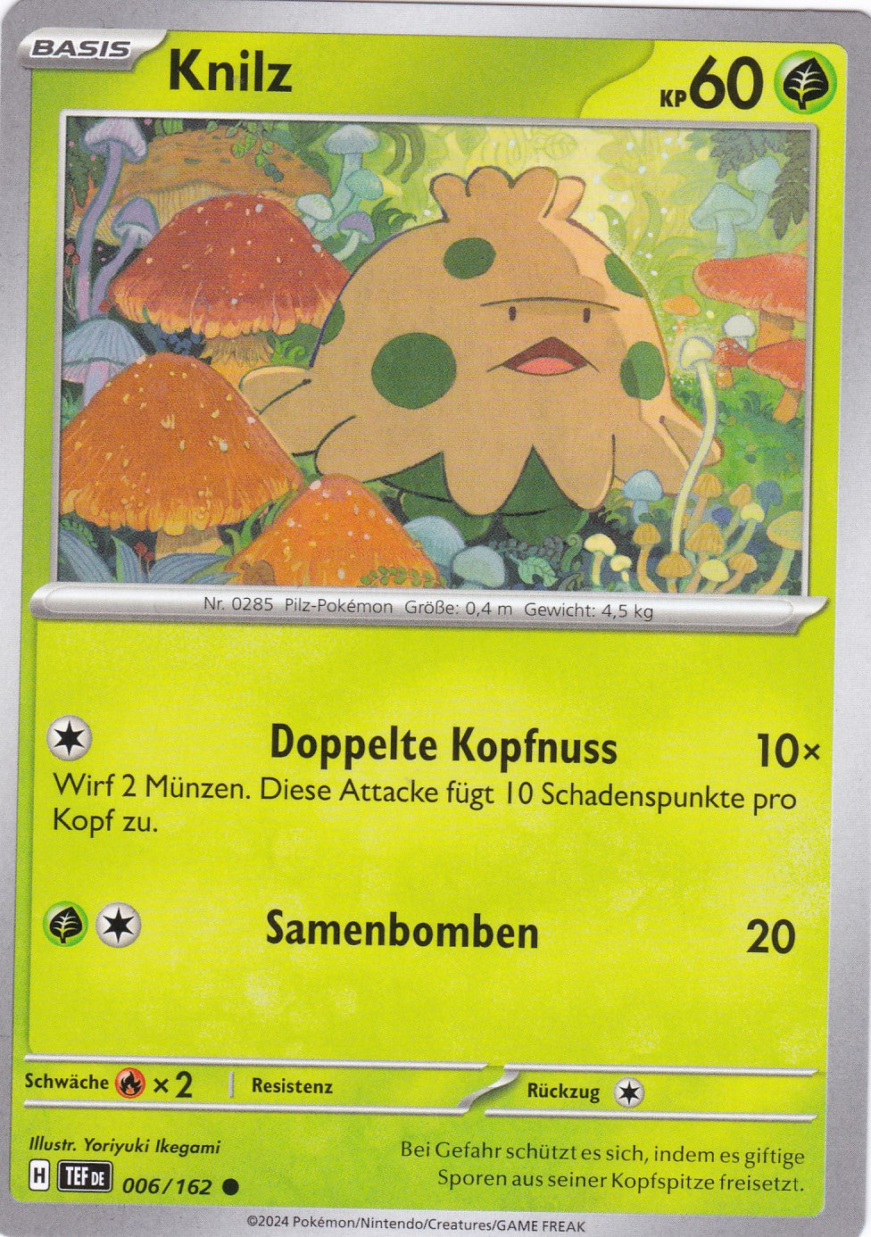 Knilz - 6 / 218 - Common - Gewalten der Zeit - Pokemon
