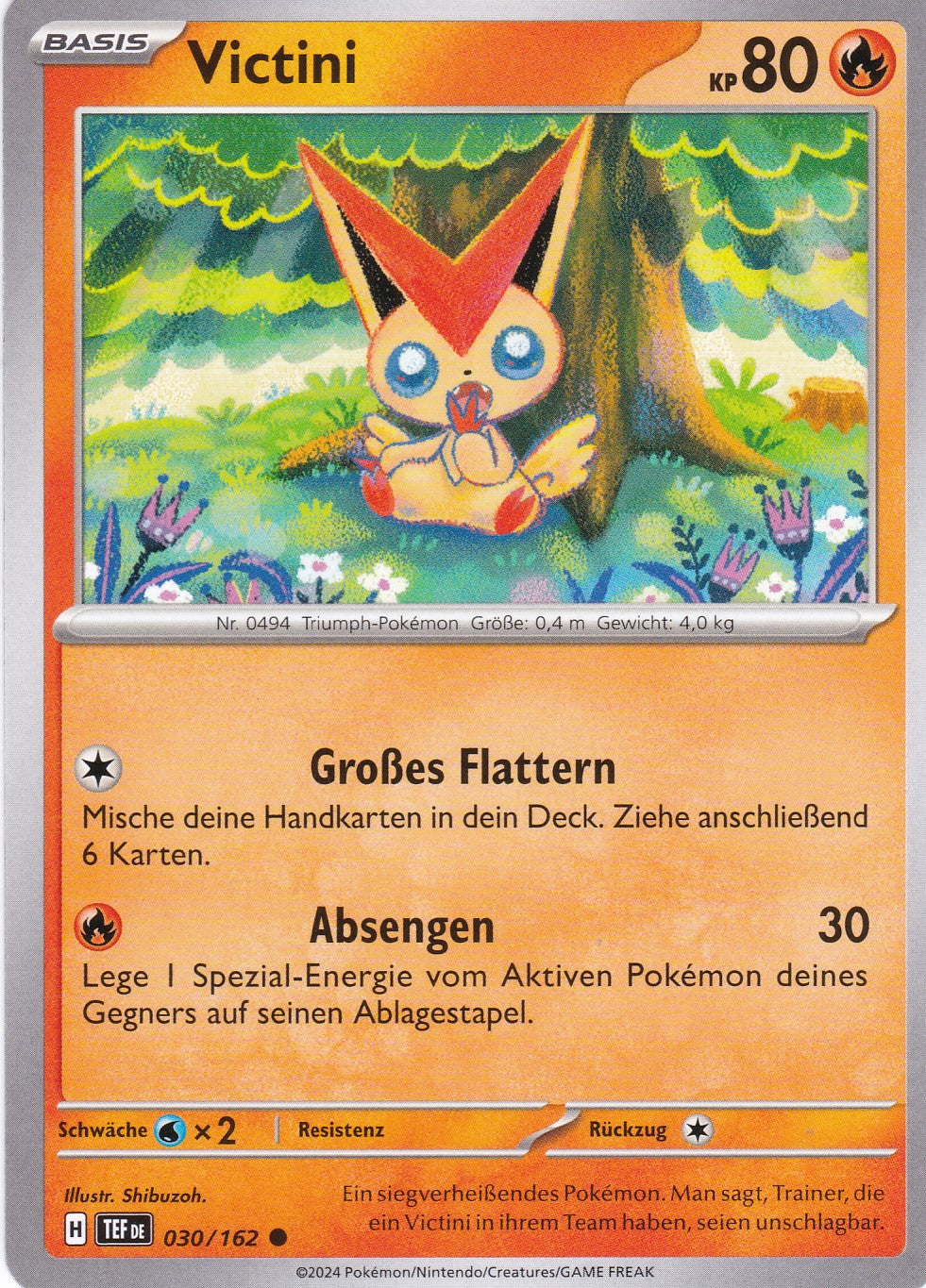 Victini - 30 / 218 - Common - Gewalten der Zeit - Pokemon