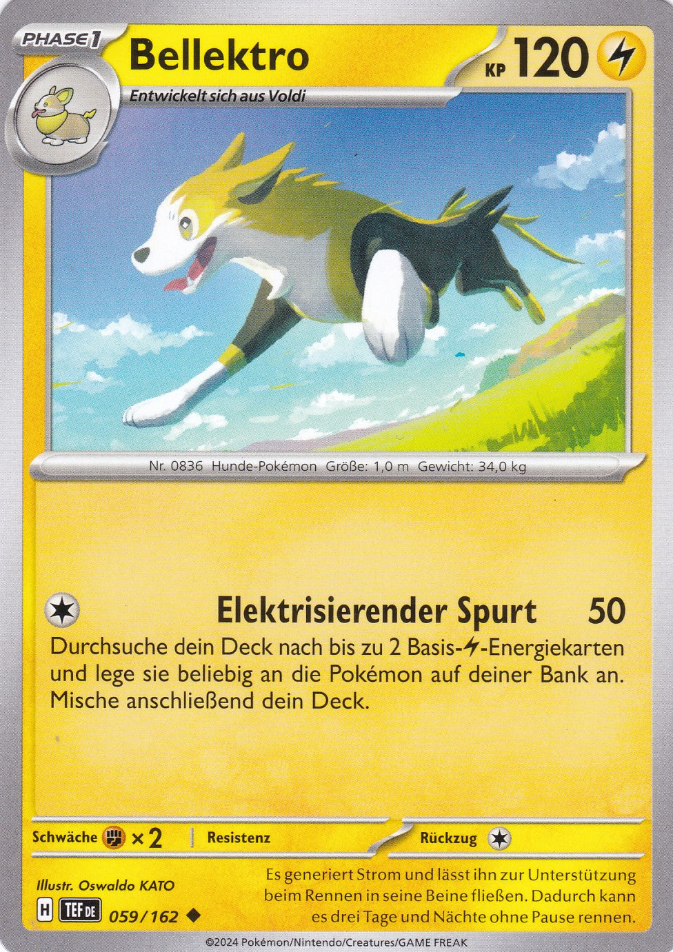 Bellektro - 59 / 218 - Uncommon - Gewalten der Zeit - Pokemon