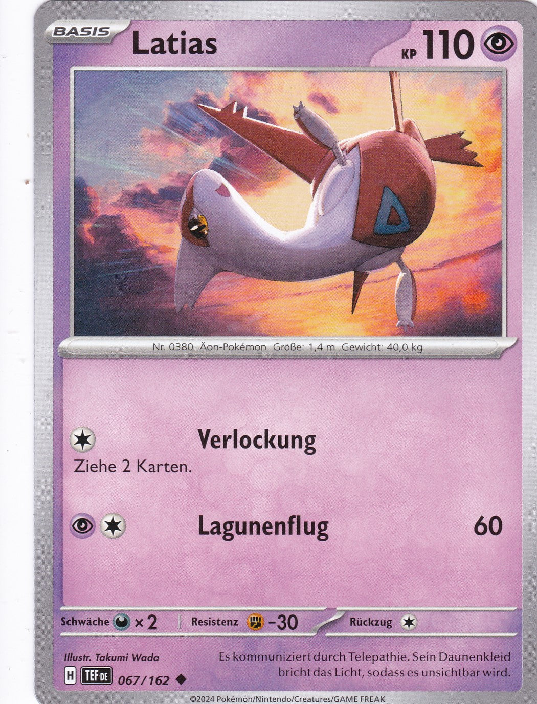 Latias - 67 / 218 - Uncommon - Gewalten der Zeit - Pokemon