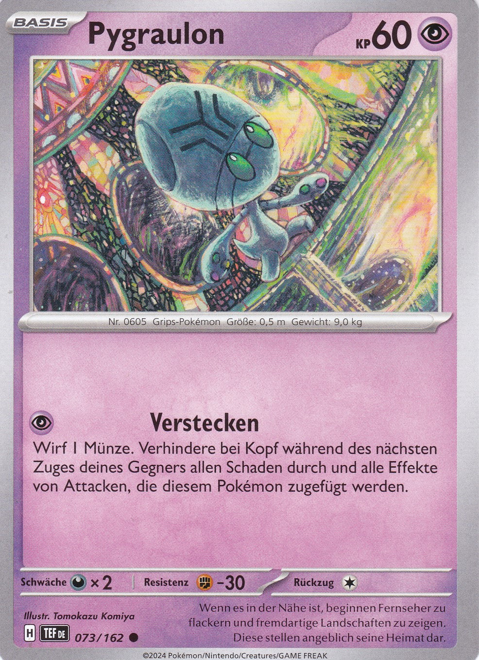 Pygraulon - 73 / 218 - Common - Gewalten der Zeit - Pokemon