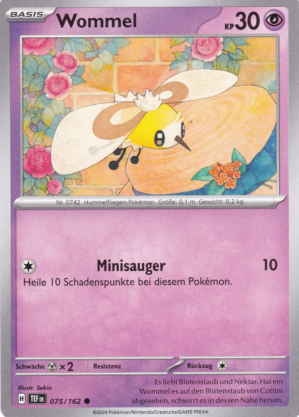 Wommel - 75 / 218 - Common - Gewalten der Zeit - Pokemon