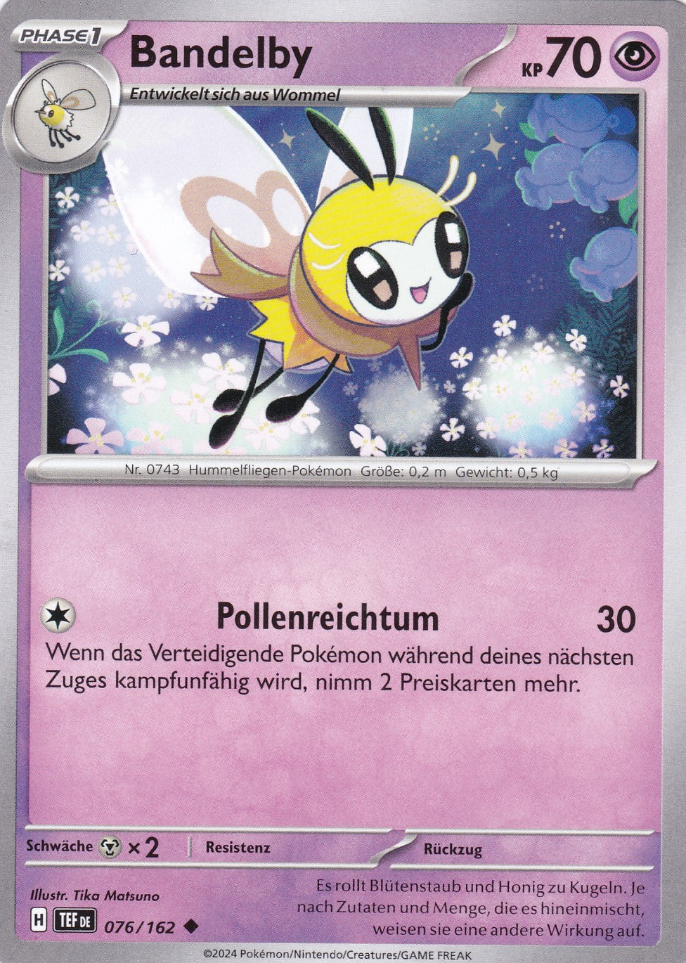 Bandelby - 76 / 218 - Uncommon - Gewalten der Zeit - Pokemon