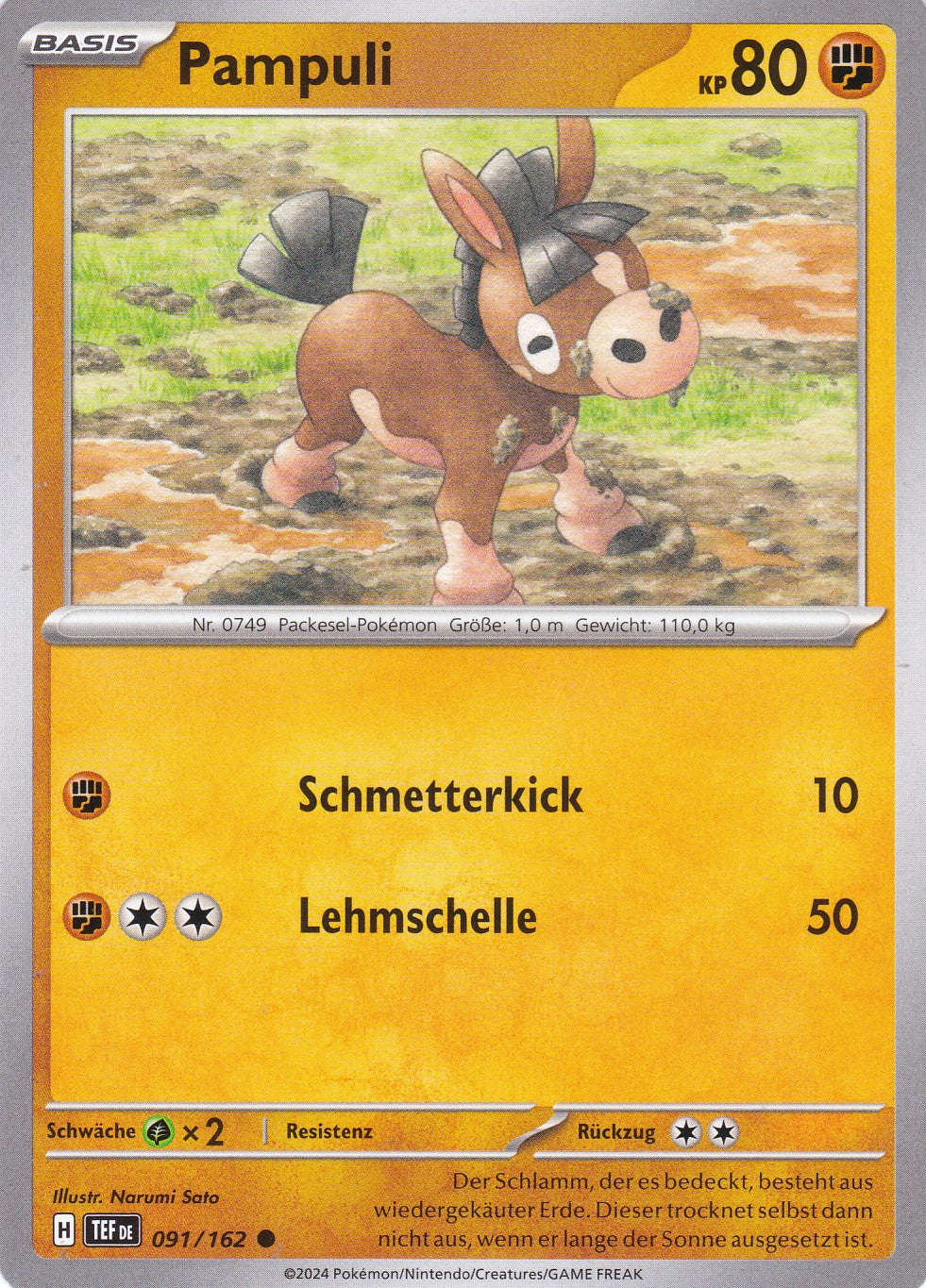 Pampuli - 91 / 218 - Common - Gewalten der Zeit - Pokemon