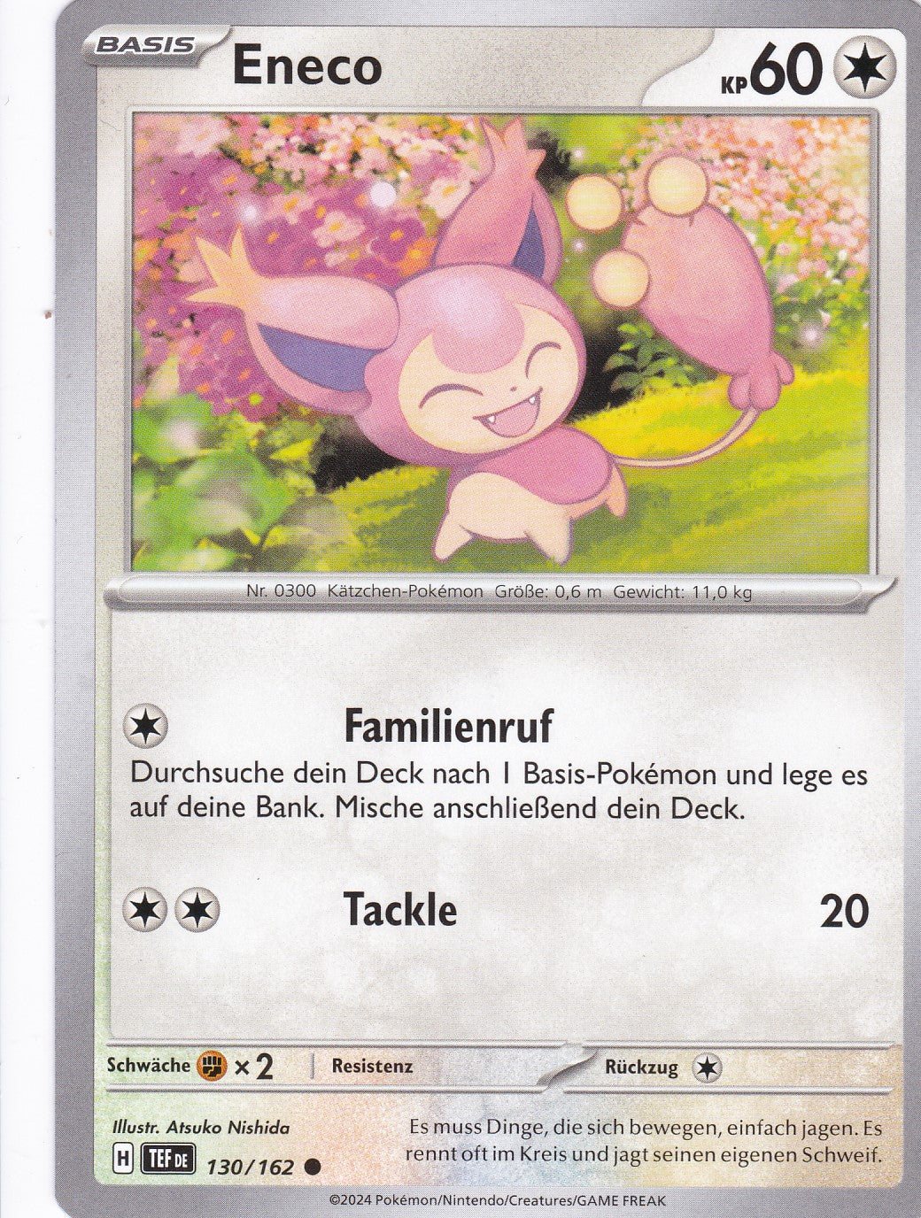 Eneco - 130 / 218 - Common - Gewalten der Zeit - Pokemon