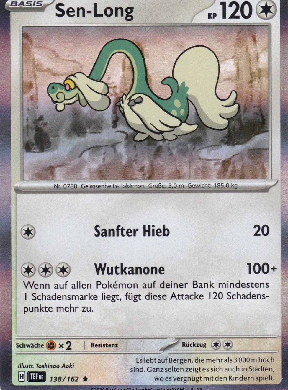 Sen-Long - 138 / 218 - Uncommon - Gewalten der Zeit - Pokemon