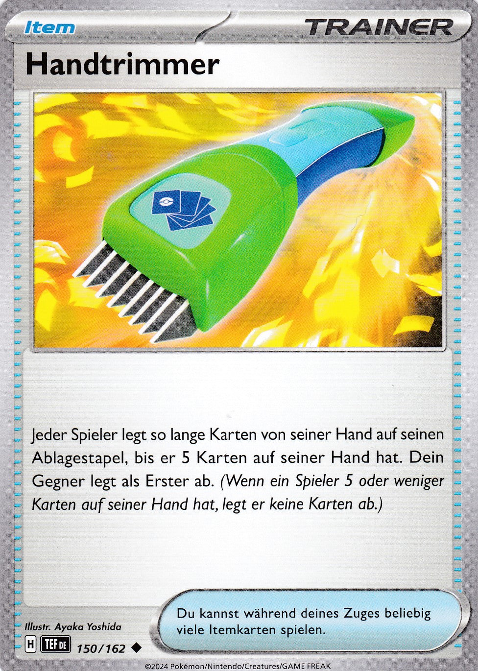Handtrimmer - 150 / 218 - Uncommon - Gewalten der Zeit - Pokemon