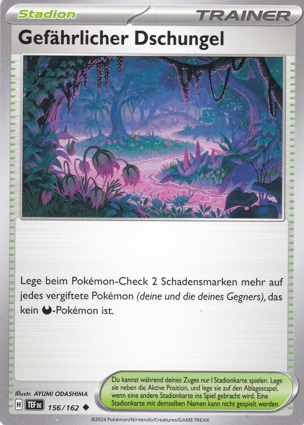 Gefährlicher Dschungel - 156 / 218 - Uncommon - Gewalten der Zeit - Pokemon
