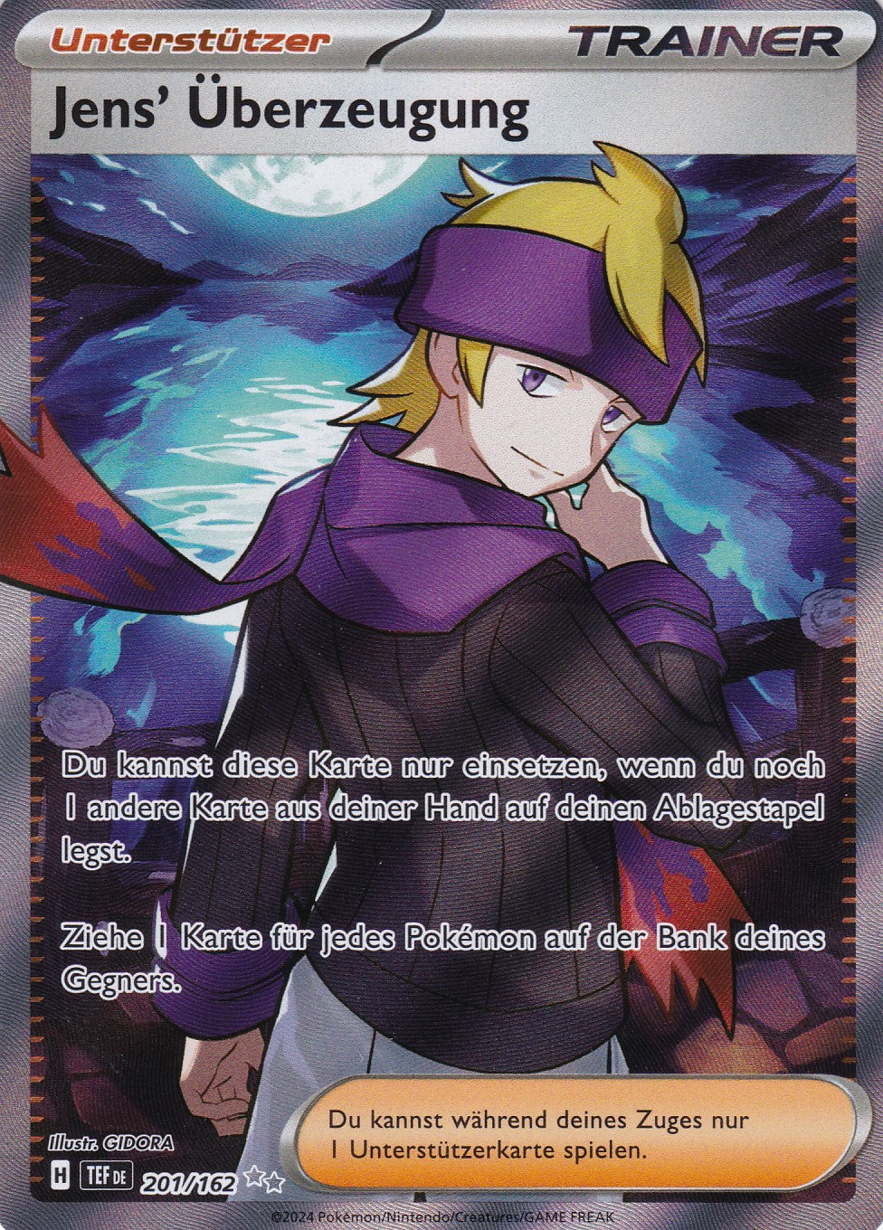 Jens' Überzeugung - 201 / 218 - Ultra Rare - Gewalten der Zeit - Pokemon