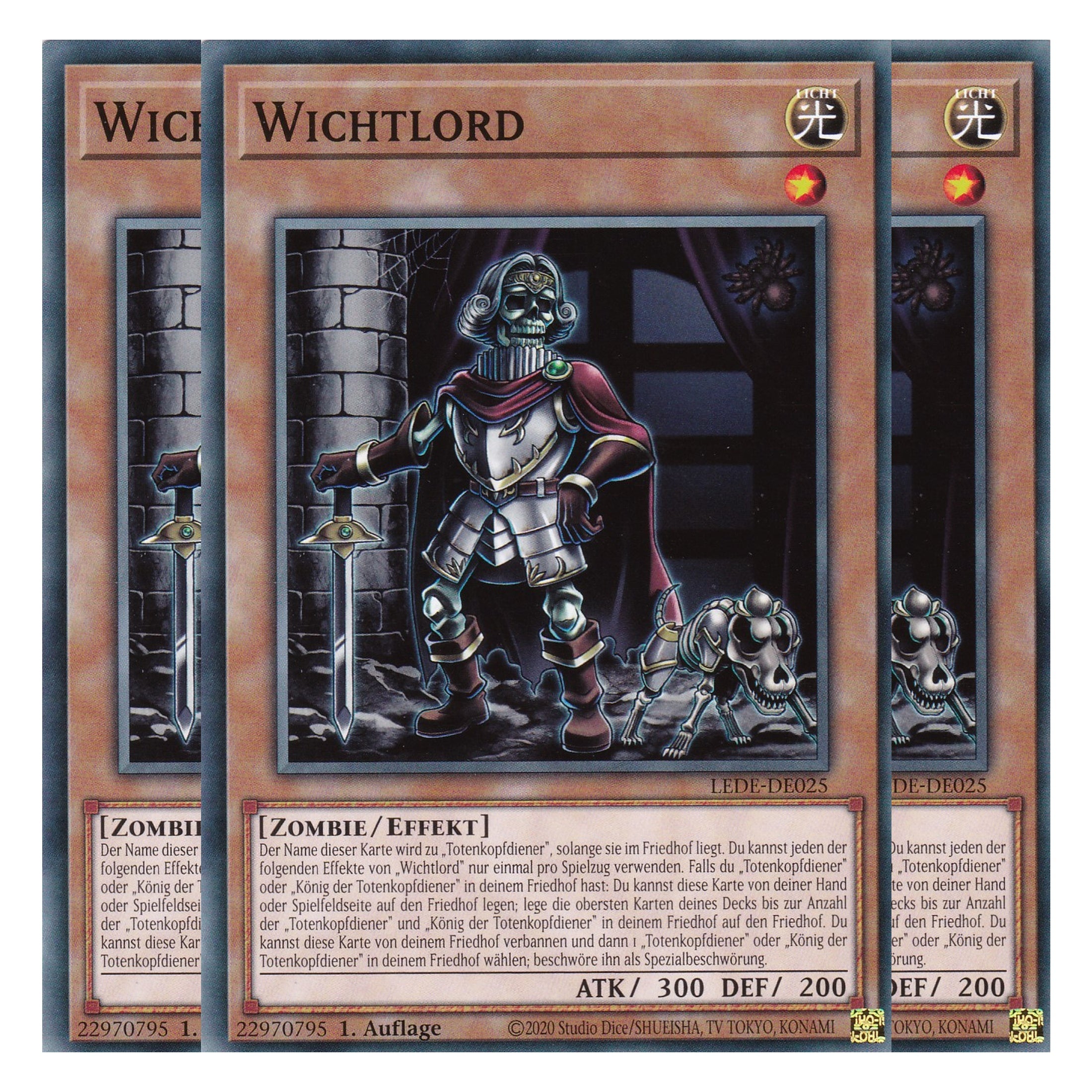 Wichtlord - LEDE-DE025 - Common - Deutsch - 1. Auflage - Legacy of Destruction - Playset (3 Kopien) - Yu-Gi-Oh!