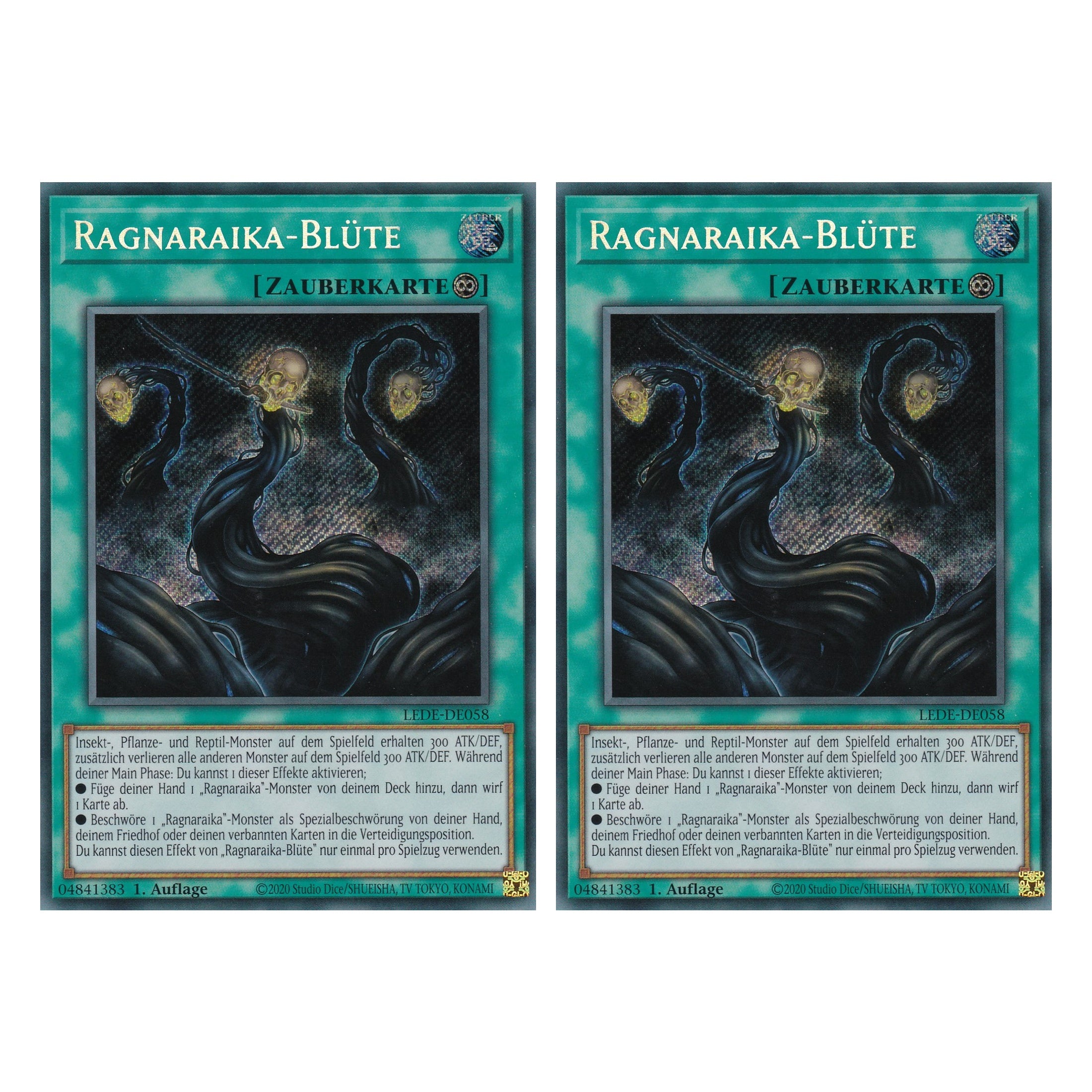 Ragnaraika-Blüte - LEDE-DE058 - Secret Rare - Deutsch - 1. Auflage - Legacy of Destruction - Duo Set (2 Stück) - Yu-Gi-Oh!