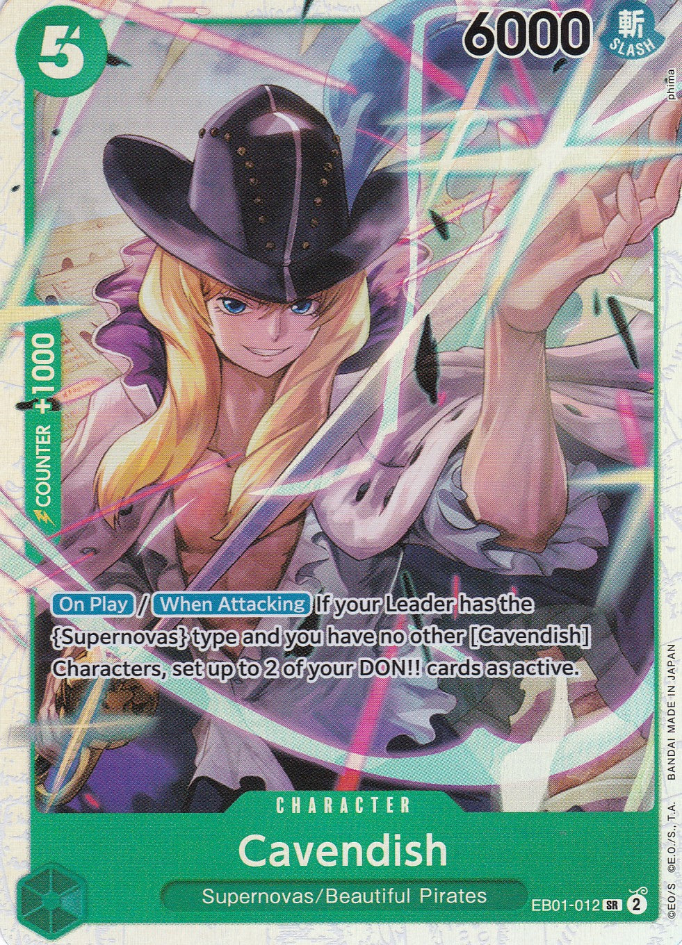 Cavendish (EB01-012) (V.1) - Super Rare - Memorial Collection