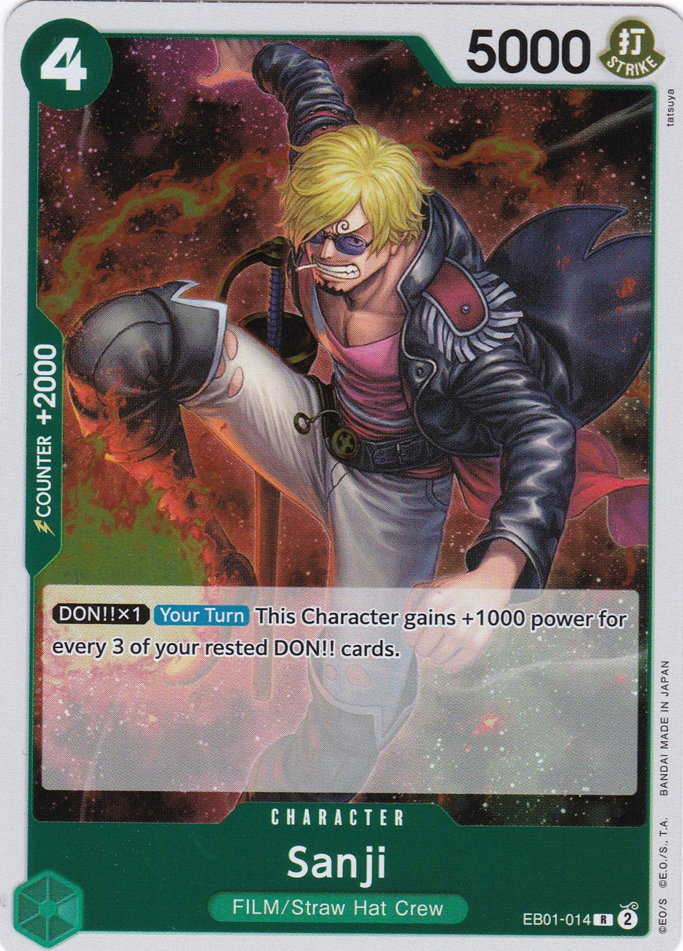 Sanji (EB01-014) - Rare - Memorial Collection