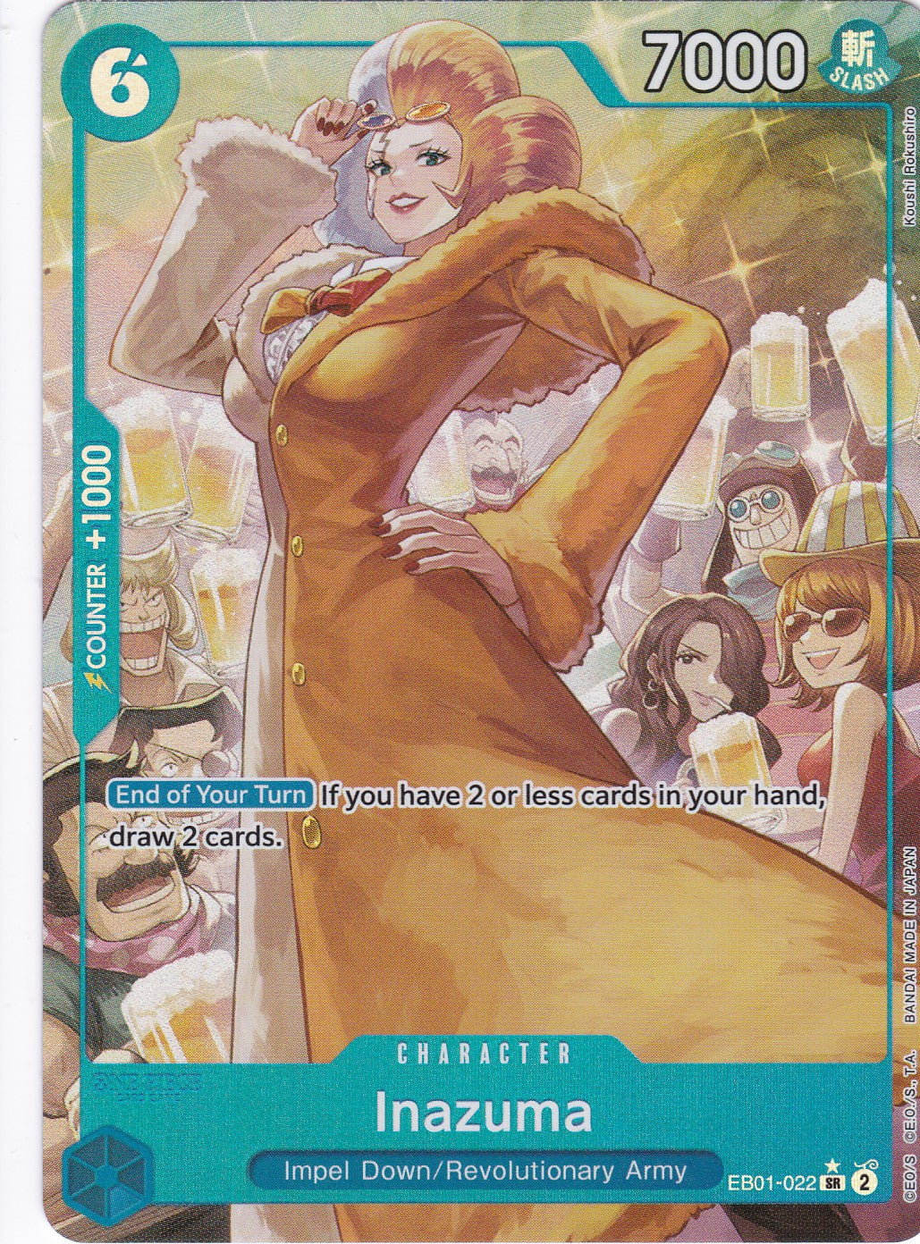 Inazuma (EB01-022) (V.2) - Alternatives Artworkt - Super Rare - Memorial Collection