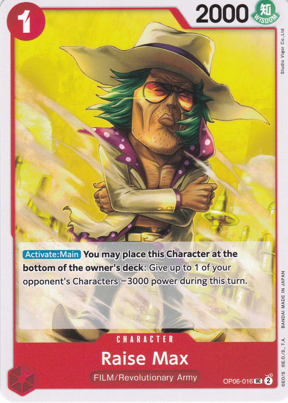 Raise Max (OP06-016) - Uncommon - Wings of the Captain
