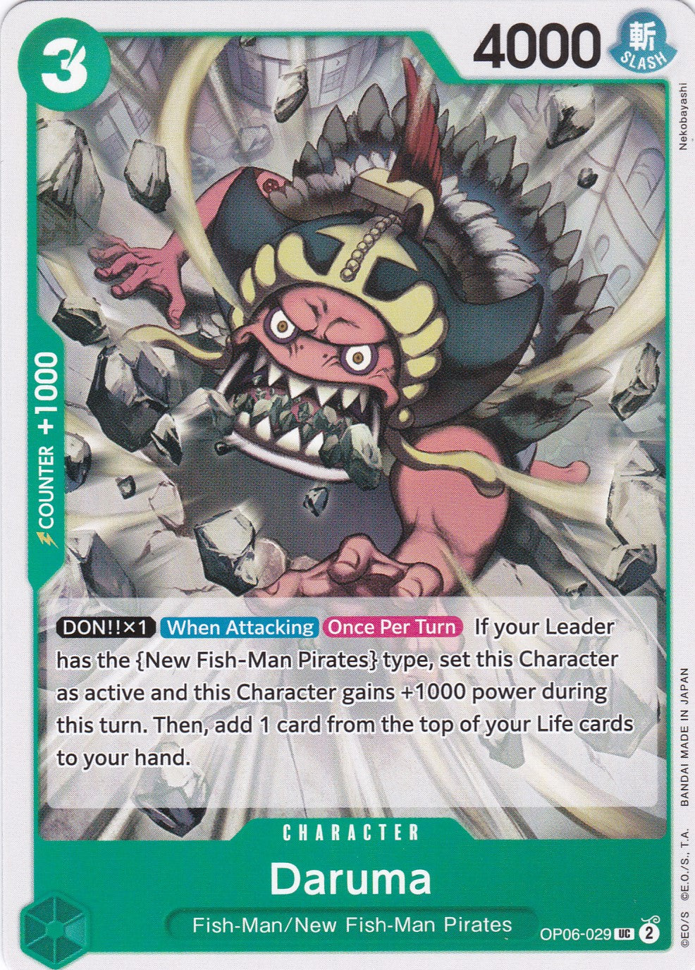 Daruma (OP06-029) - Uncommon - Wings of the Captain