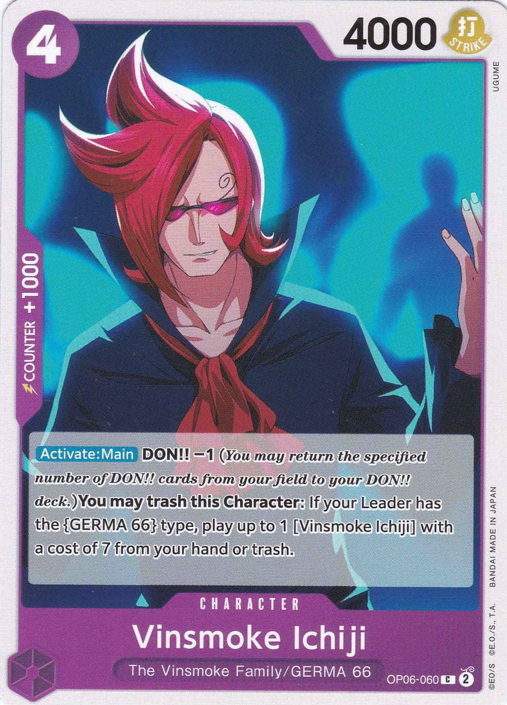 Vinsmoke Ichiji (OP06-060) - Common - Wings of the Captain