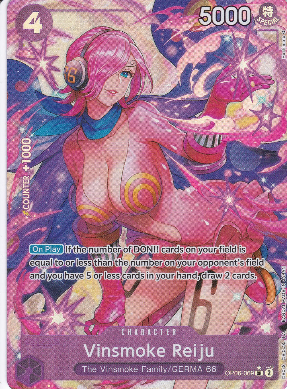 Vinsmoke Reiju (OP06-069) (V.2) - Alternatives Artwork - Super Rare - Wings of the Captain