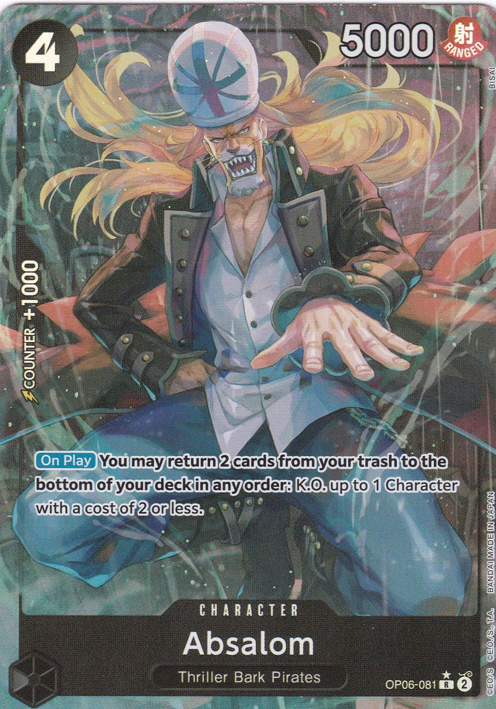 Absalom (OP06-081) (V.2) - Alternatives Artwork - Rare - Wings of the Captain