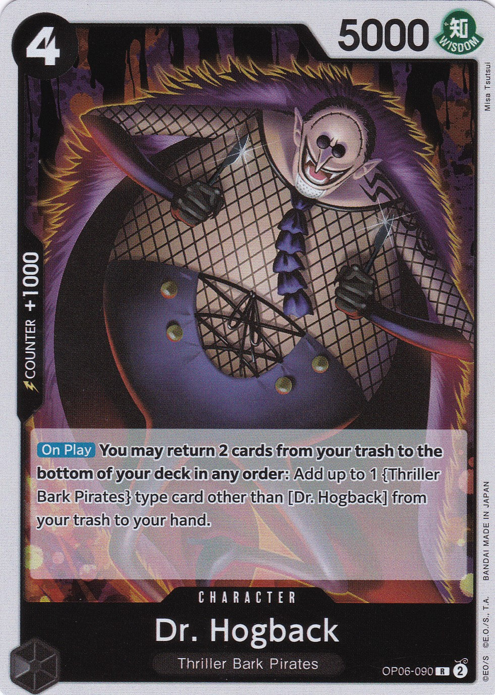 Dr. Hogback (OP06-090) - Rare - Wings of the Captain