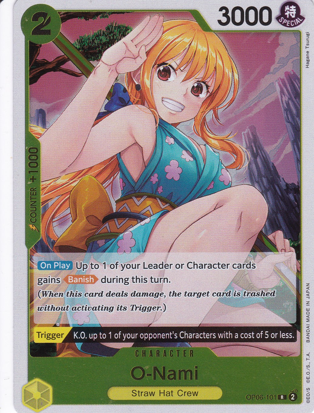 O-Nami (OP06-101) (V.1) - Rare - Wings of the Captain