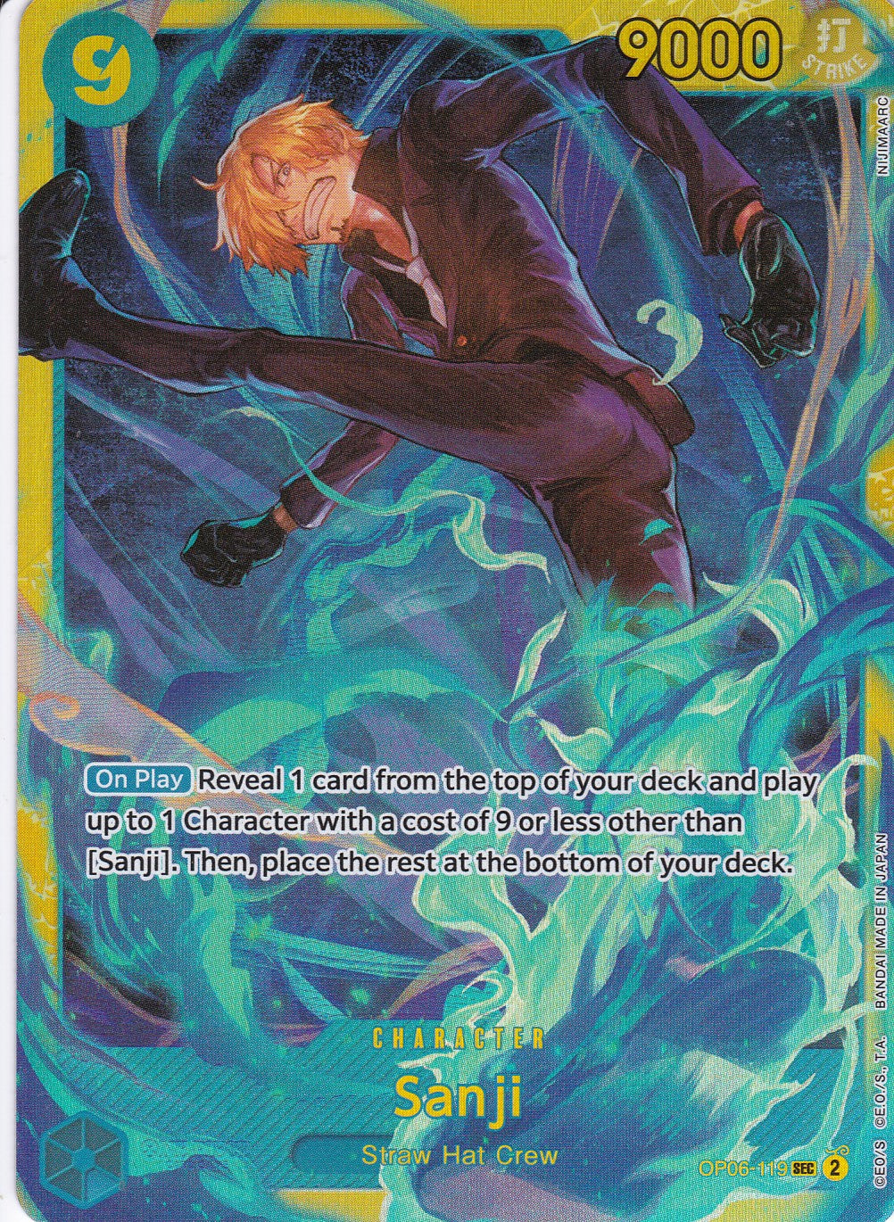 Sanji (OP06-119) (V.1) - Secret Rare - Wings of the Captain