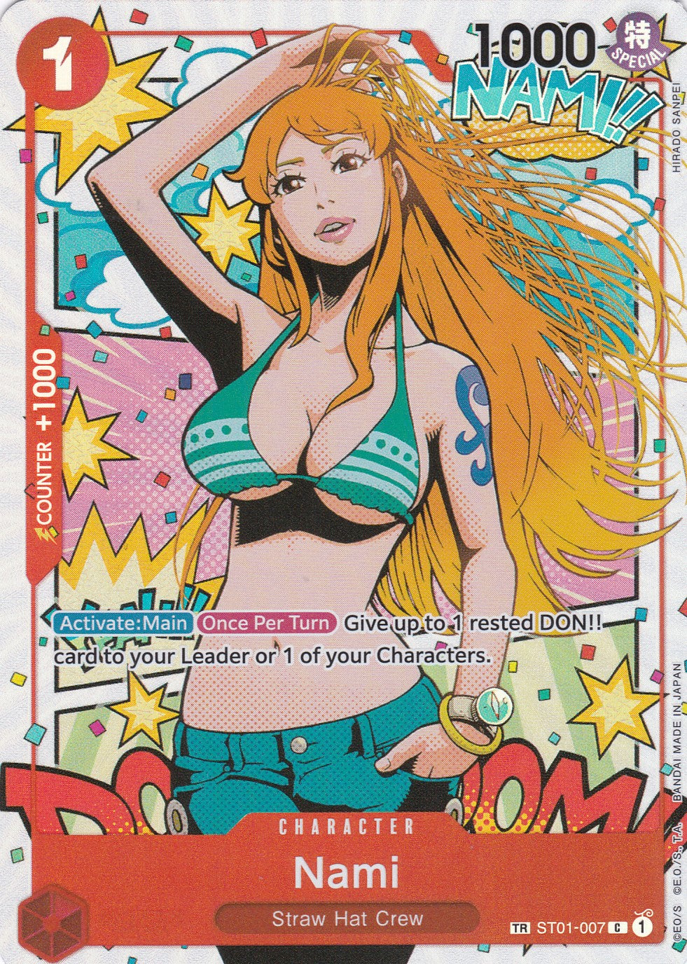 Nami (ST01-007) - Treasure Rare - Wings of the Captain