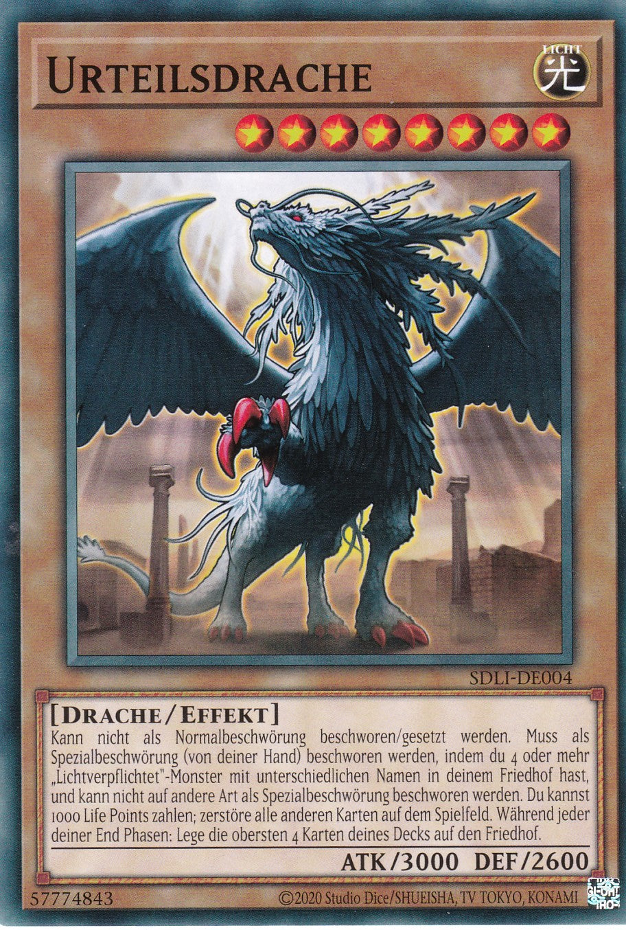 Urteilsdrache - SDLI-DE004 - Common - Deutsch - Unlimitierte Auflage - Structure Deck: The Realm of Light Einzelkarten