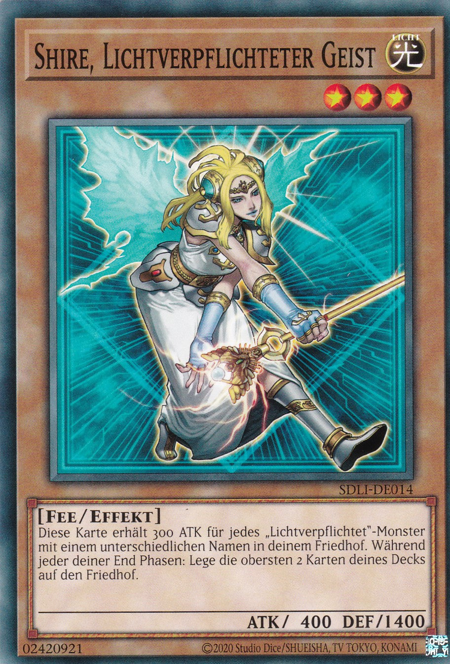 Shire, Lichtverpflichteter Geist - SDLI-DE014 - Common - Deutsch - Unlimitierte Auflage - Structure Deck: The Realm of Light Einzelkarten