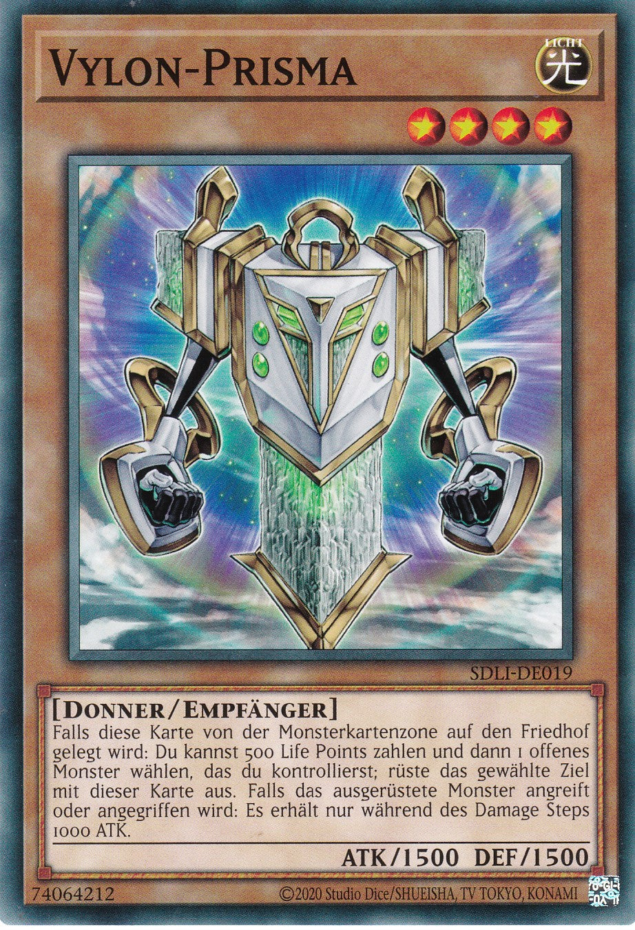 Vylon Prisma - SDLI-DE019 - Common - Deutsch - Unlimitierte Auflage - Structure Deck: The Realm of Light Einzelkarten