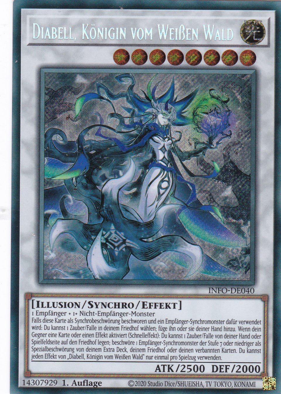 Diabell, Königin vom Weißen Wald - INFO-DE040 - Secret Rare - Deutsch - 1. Auflage - The Infinite Forbidden