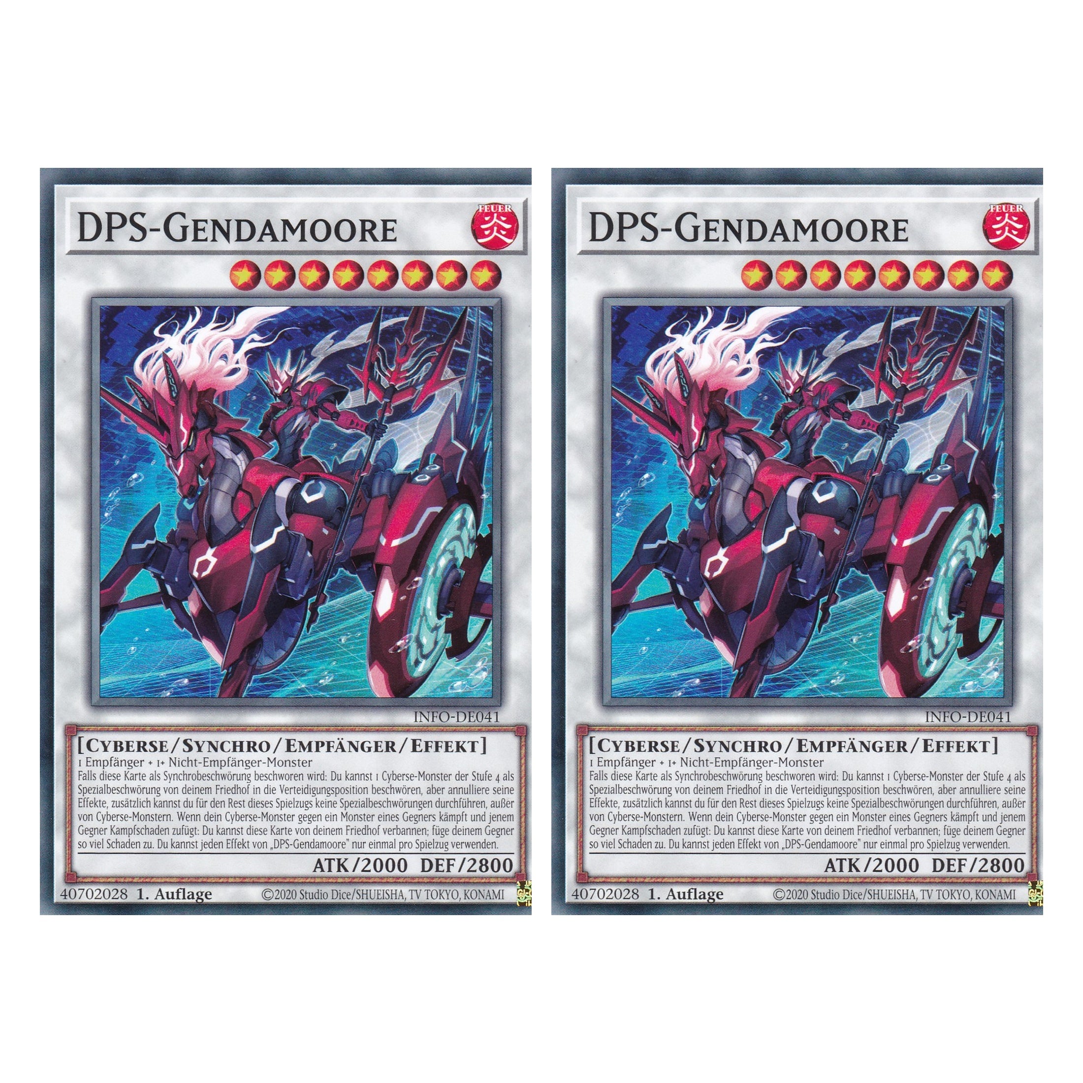 DPS-Gendamoore - INFO-DE041 - Common - Deutsch - 1. Auflage - The Infinite Forbidden - Duo Set (2 Stück) - Yu-Gi-Oh!