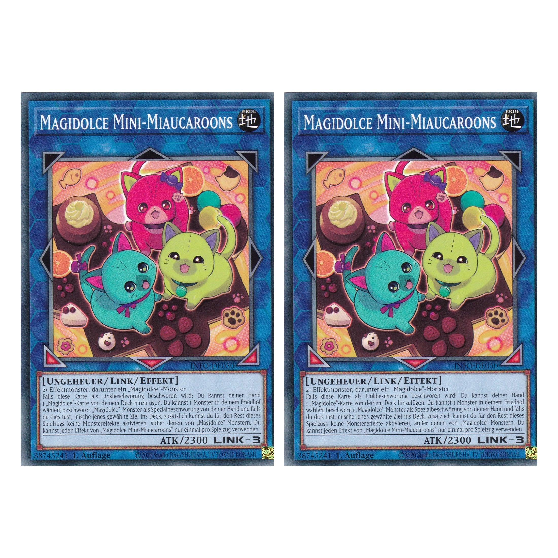 Magidolce Mini-Miaucaroons - INFO-DE050 - Common - Deutsch - 1. Auflage - The Infinite Forbidden - Duo Set (2 Stück) - Yu-Gi-Oh!