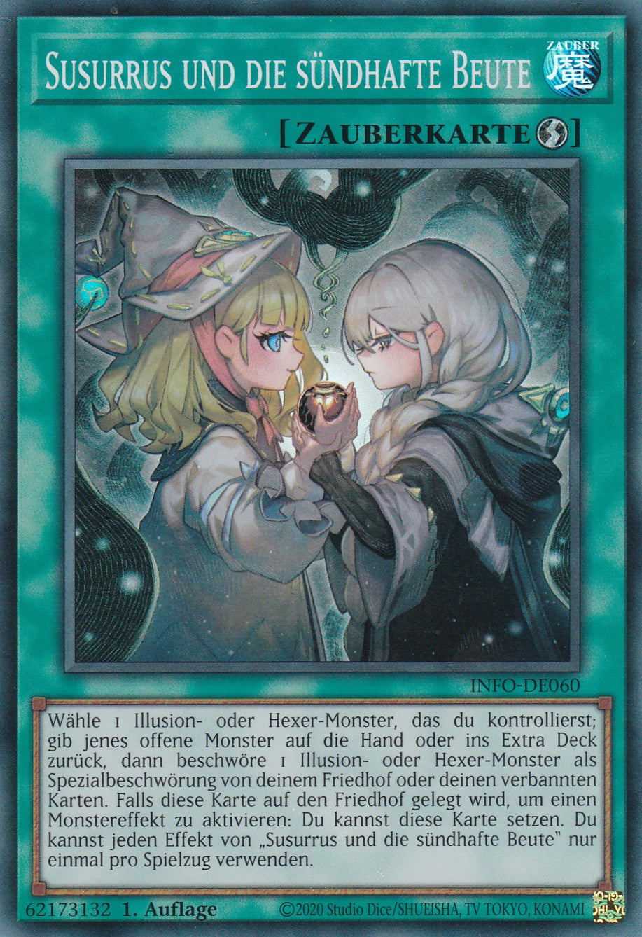 Susurrus und die Sündhafte Beute - INFO-DE060 - Super Rare - Deutsch - 1. Auflage - The Infinite Forbidden