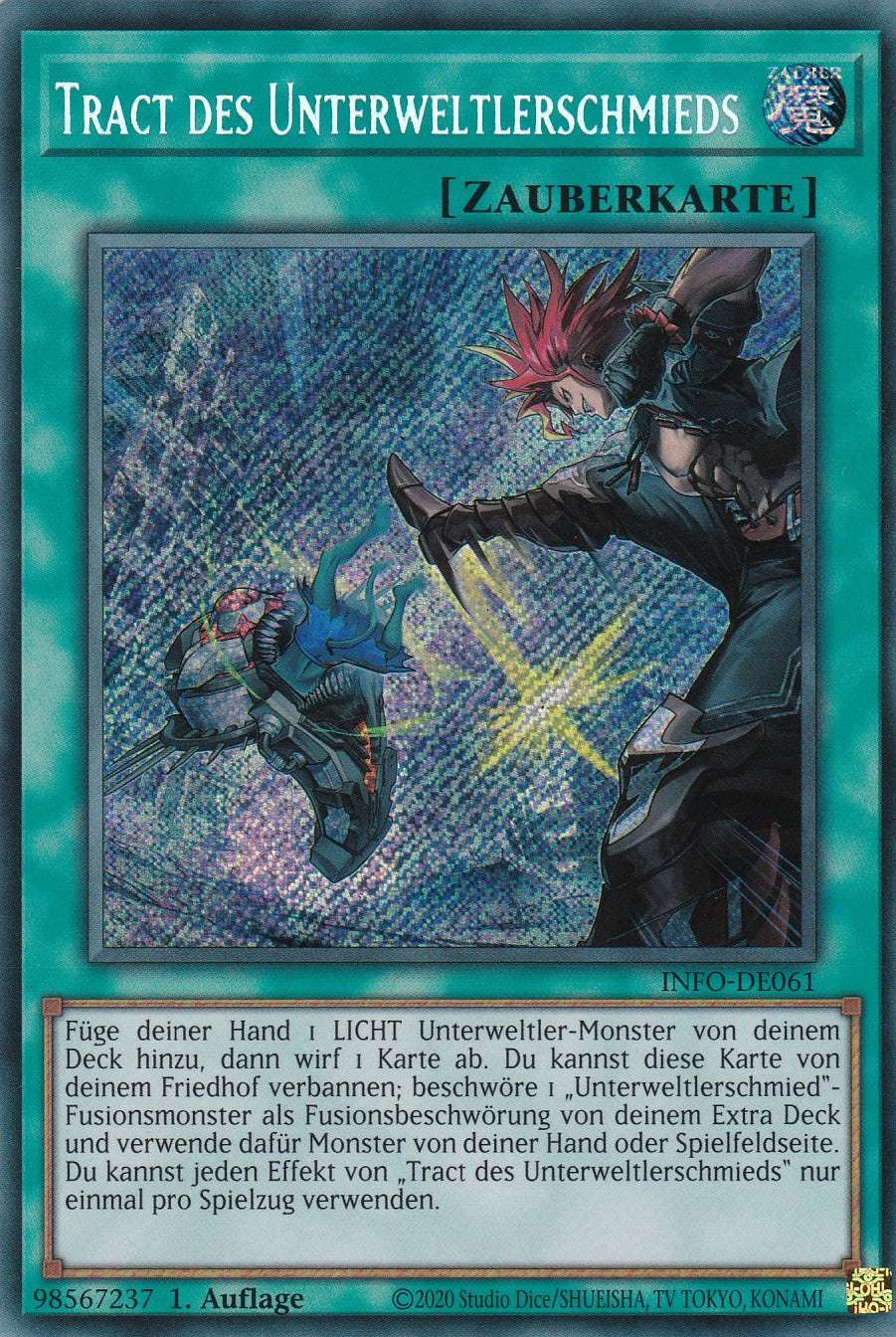 Tract des Unterweltlerschmieds - INFO-DE061 - Secret Rare - Deutsch - 1. Auflage - The Infinite Forbidden