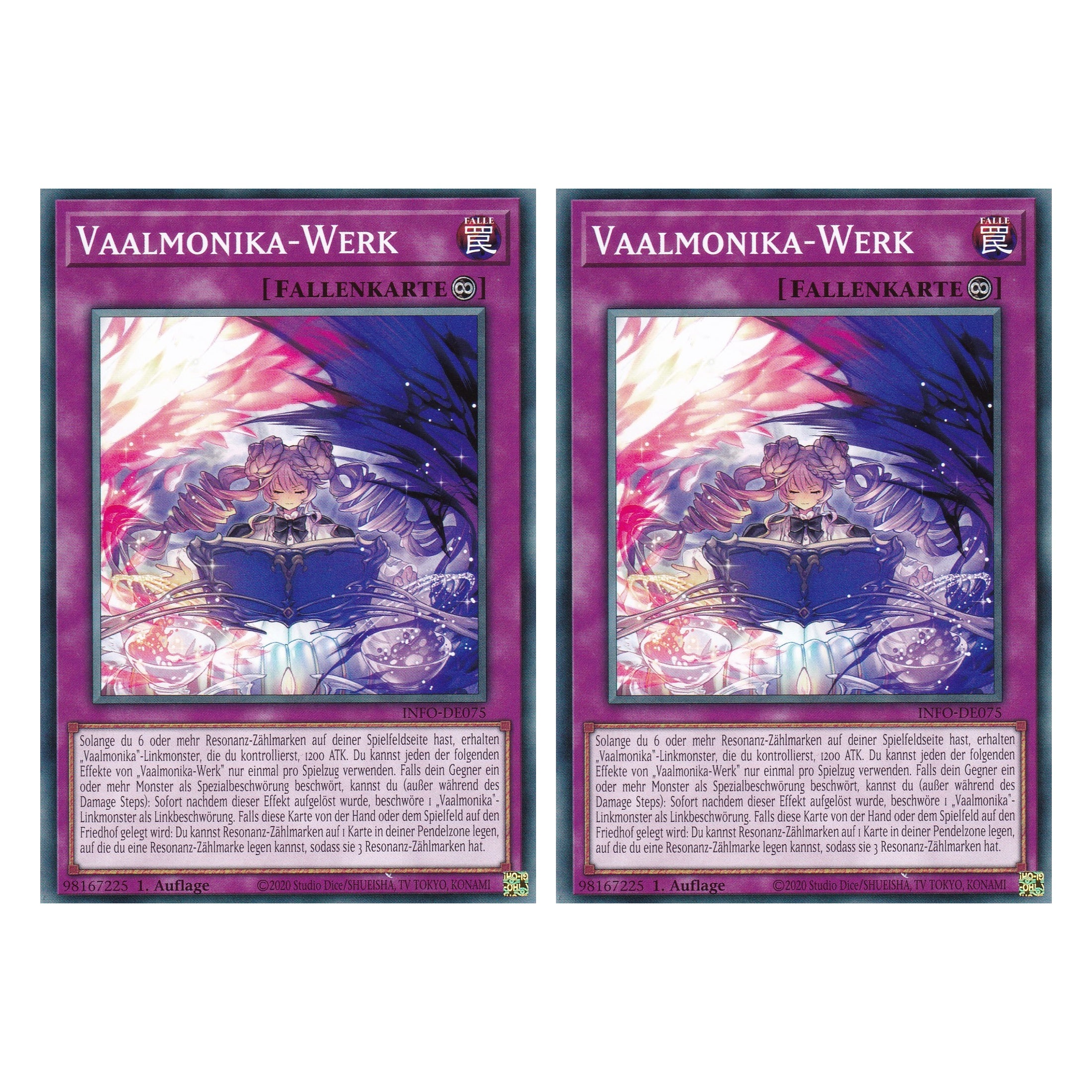 Vaalmonika-Werk - INFO-DE075 - Common - Deutsch - 1. Auflage - The Infinite Forbidden - Duo Set (2 Stück) - Yu-Gi-Oh!