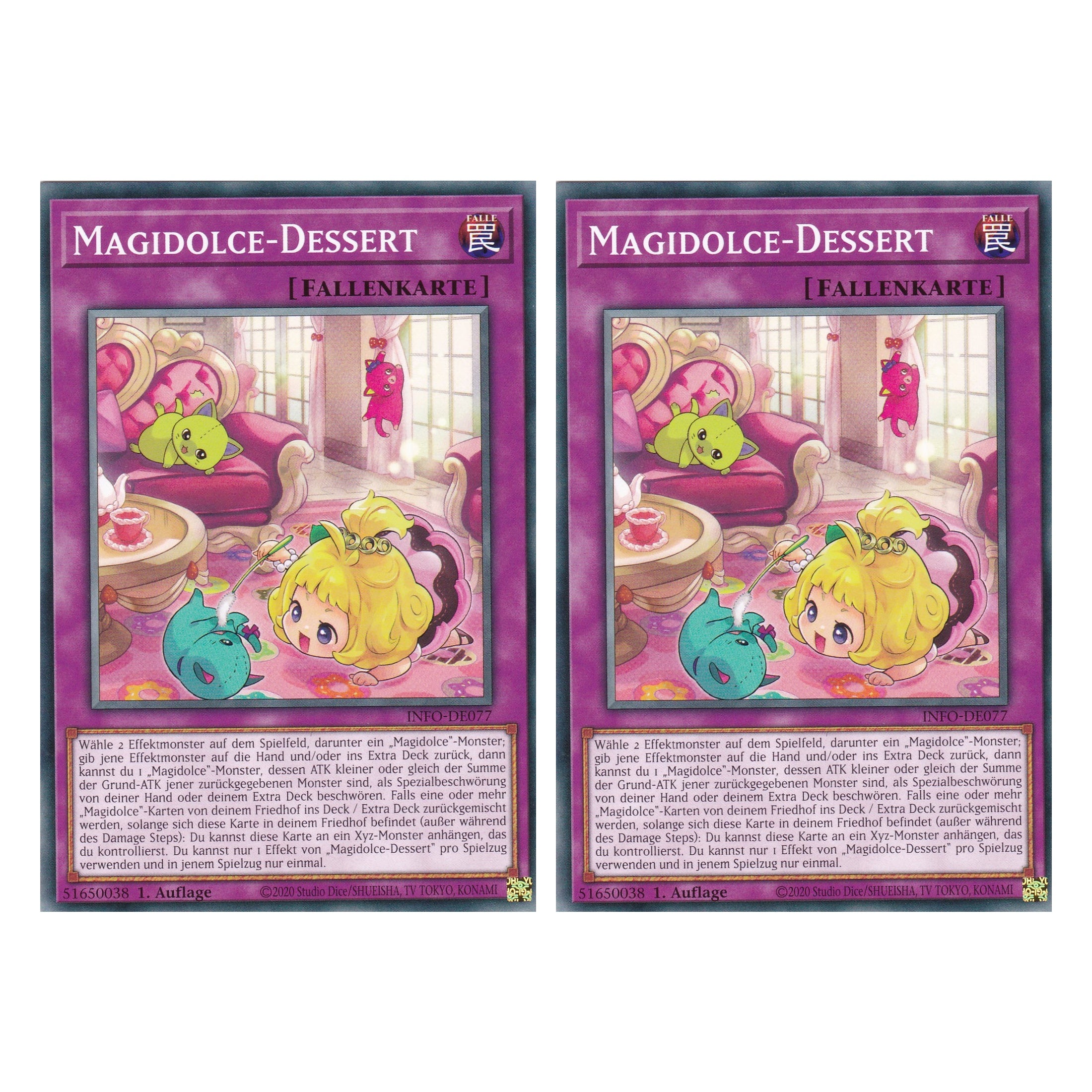 Magidolce-Dessert - INFO-DE077 - Common - Deutsch - 1. Auflage - The Infinite Forbidden - Duo Set (2 Stück) - Yu-Gi-Oh!