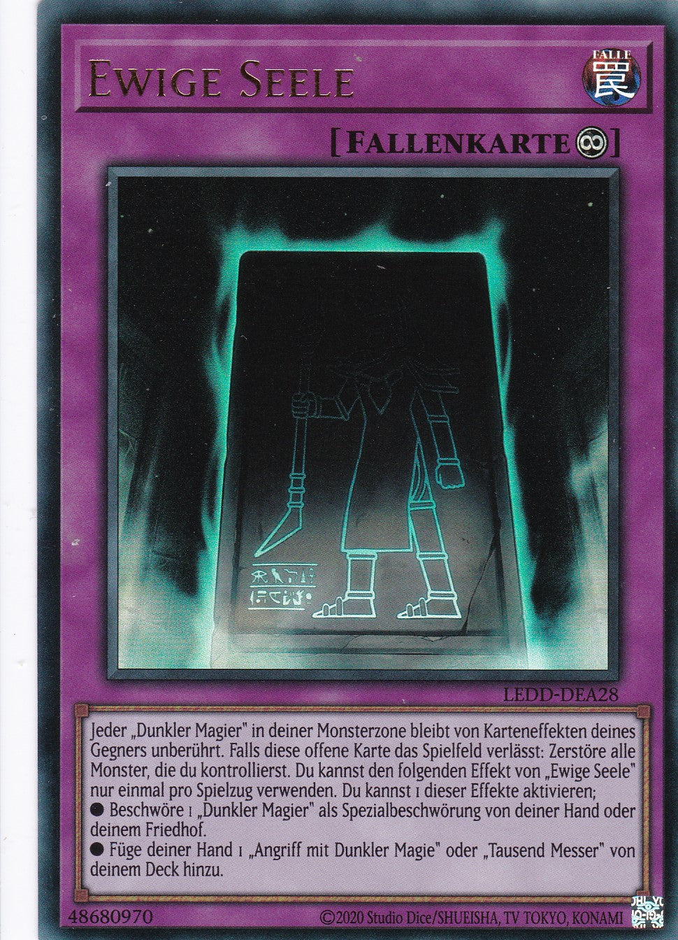Ewige Seele - LEDD-DEA28 - Ultra Rare - Deutsch - Unlimitierte Auflage - Legendary Dragon Decks
