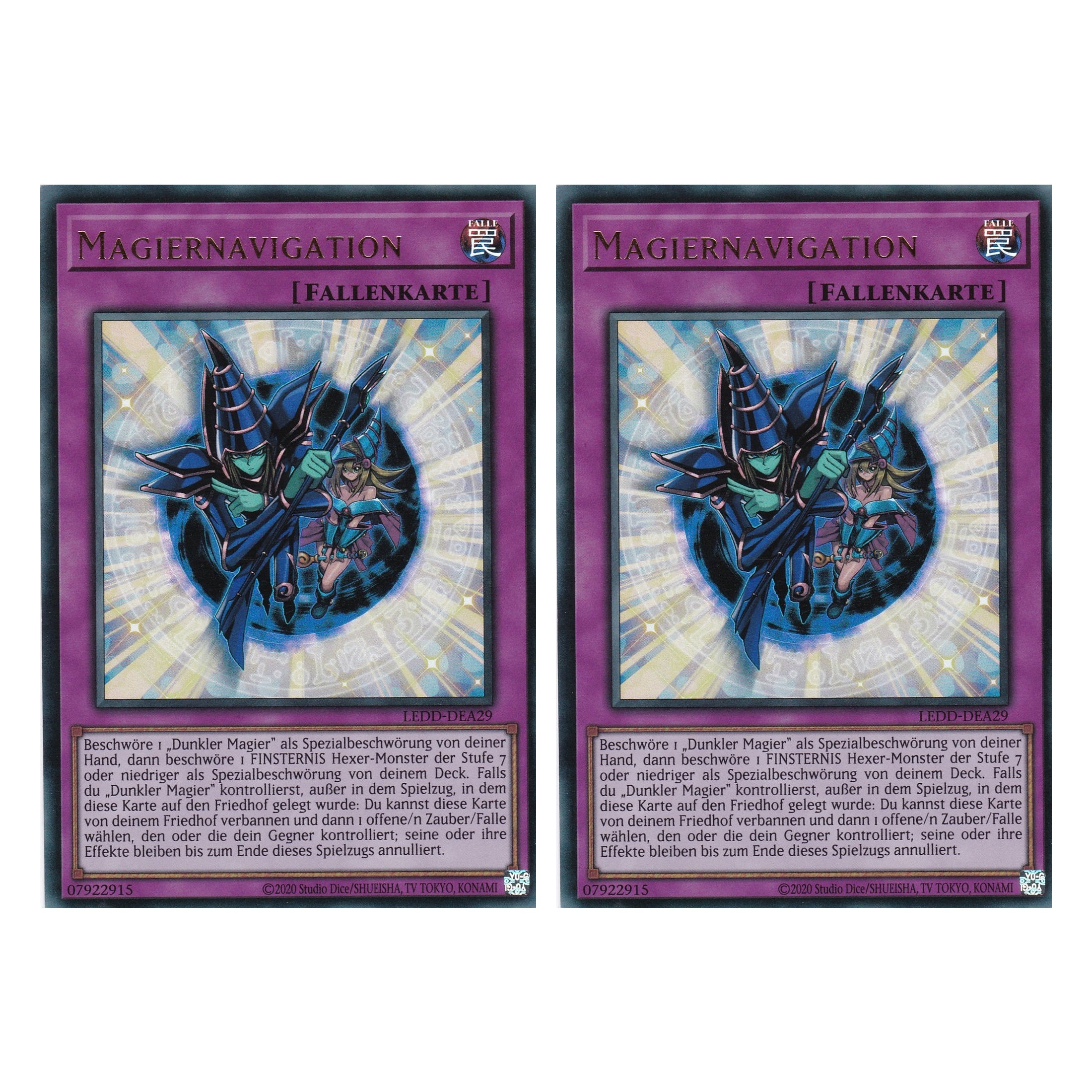 Magiernavigation - LEDD-DEA29 - Ultra Rare - Deutsch - 1. Auflage  - Legendary Dragon Decks - Yu-Gi-Oh! - Duo Set (2 Stück)