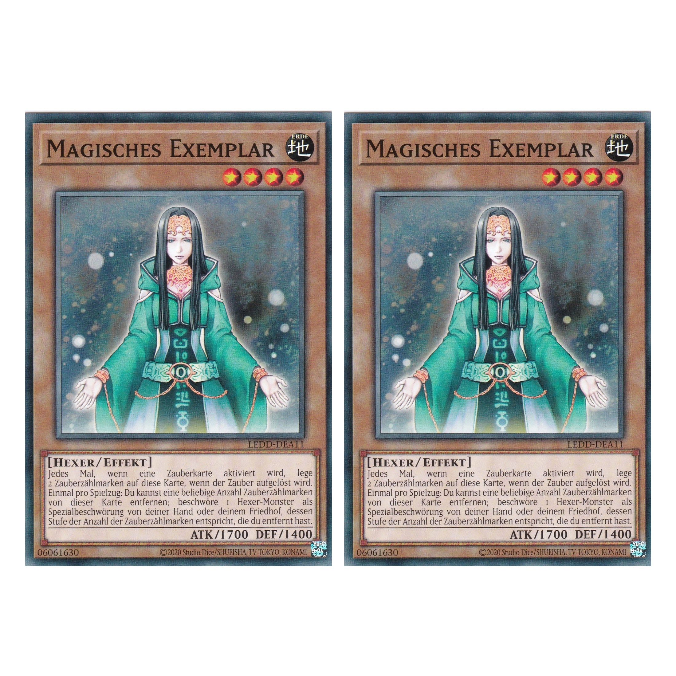 Magisches Exemplar - LEDD-DEA11 - Common - Deutsch - 1. Auflage  - Legendary Dragon Decks - Yu-Gi-Oh! - Duo Set (2 Stück)